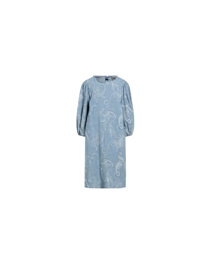 Maison Common KLEIDER - Midi-Kleiderauf YOOX.COM Blaugrau