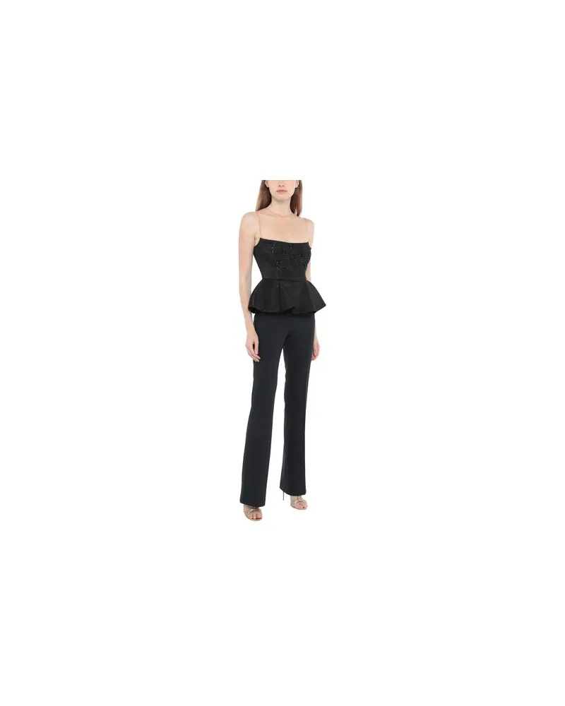 Elisabetta Franchi OVERALLS - Jumpsuitsauf YOOX.COM Schwarz