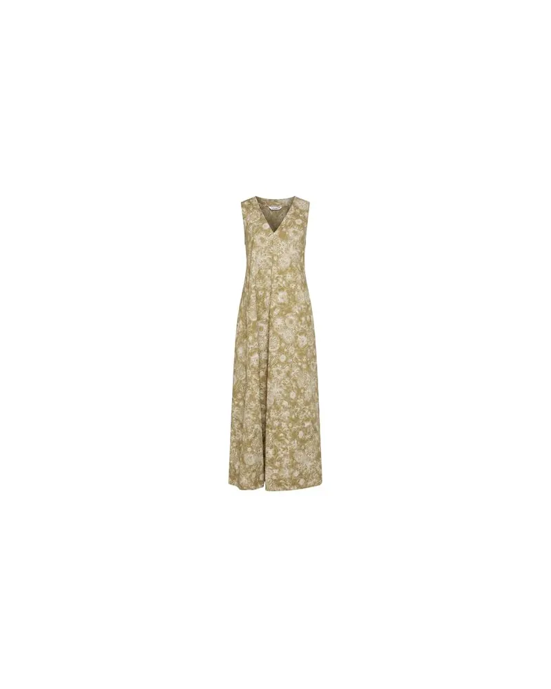 Caliban KLEIDER - Maxi-Kleiderauf YOOX.COM Militärgrün