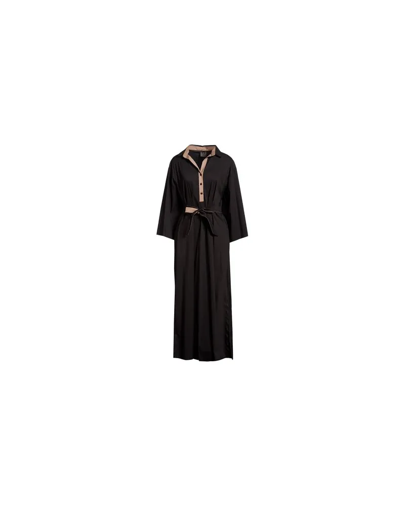 Unique KLEIDER - Maxi-Kleiderauf YOOX.COM Schwarz
