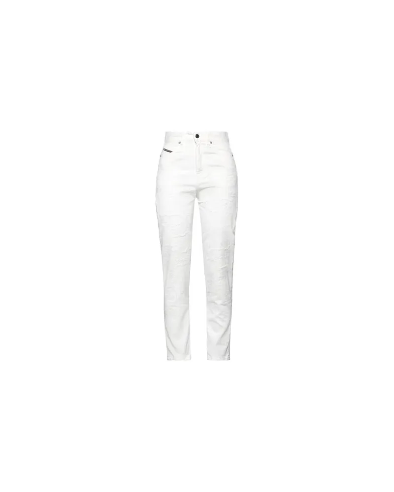 Diesel HOSEN & RÖCKE - Jeanshosenauf YOOX.COM Weiß