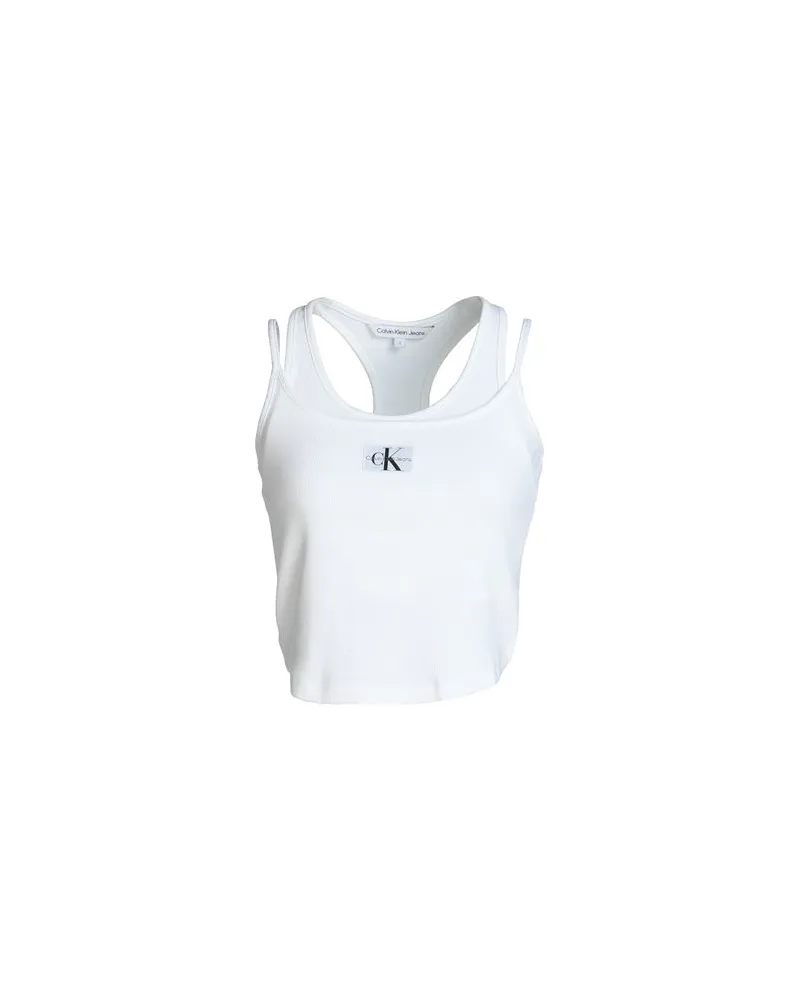 Calvin Klein TOPS - Tank Topsauf YOOX.COM Weiß
