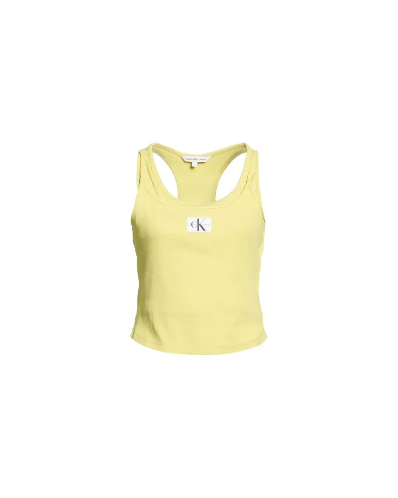 Calvin Klein TOPS - Tank Topsauf YOOX.COM Gelb