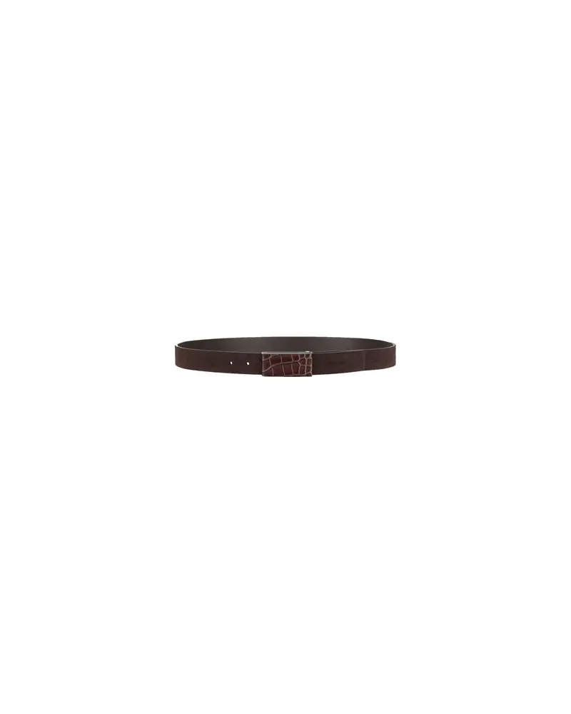 Cerruti 1881 Kleinlederwaren - Gürtelauf YOOX.COM Dunkelbraun