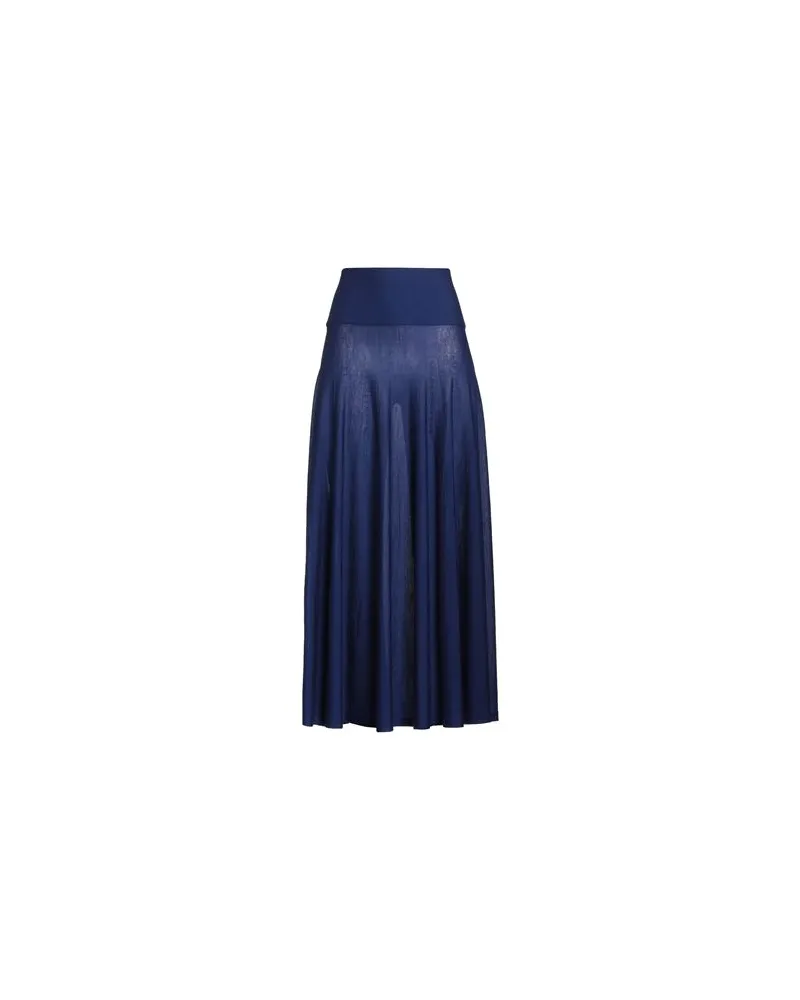 Alaïa HOSEN & RÖCKE - Maxi-Röckeauf YOOX.COM Marineblau
