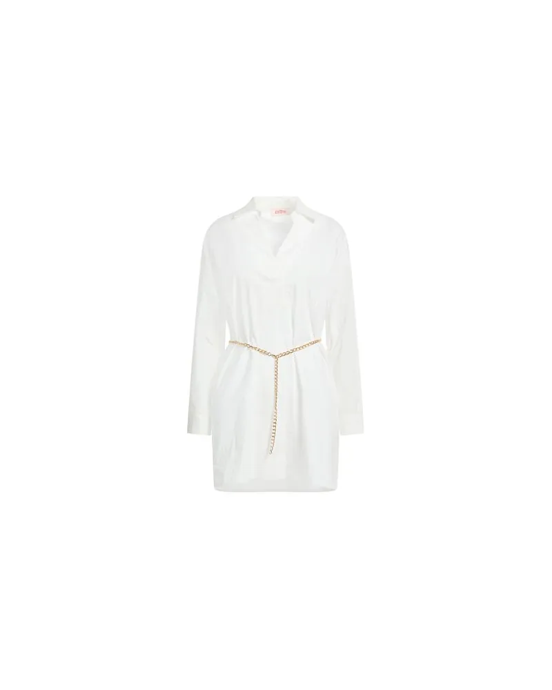 KONTATTO KLEIDER - Mini-Kleiderauf YOOX.COM Weiß