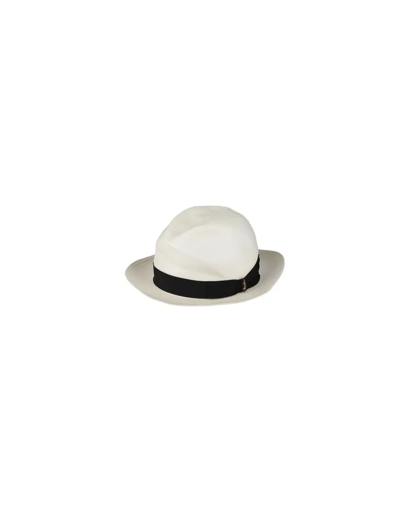 Borsalino ACCESSOIRES - Mützen & Hüteauf YOOX.COM Elfenbein