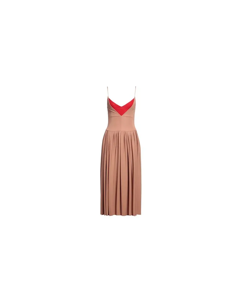 Victoria Beckham KLEIDER - Midi-Kleiderauf YOOX.COM Kamel