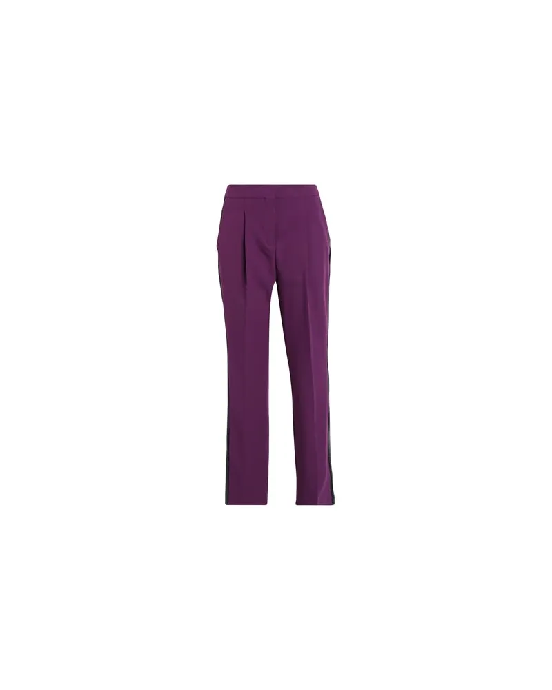 Karl Lagerfeld TAILORED EVENING PANTS  - HOSEN & RÖCKE - Hosenauf YOOX.COM Pflaume