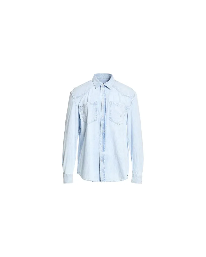Dondup TOPS - Jeanshemdenauf YOOX.COM Blau