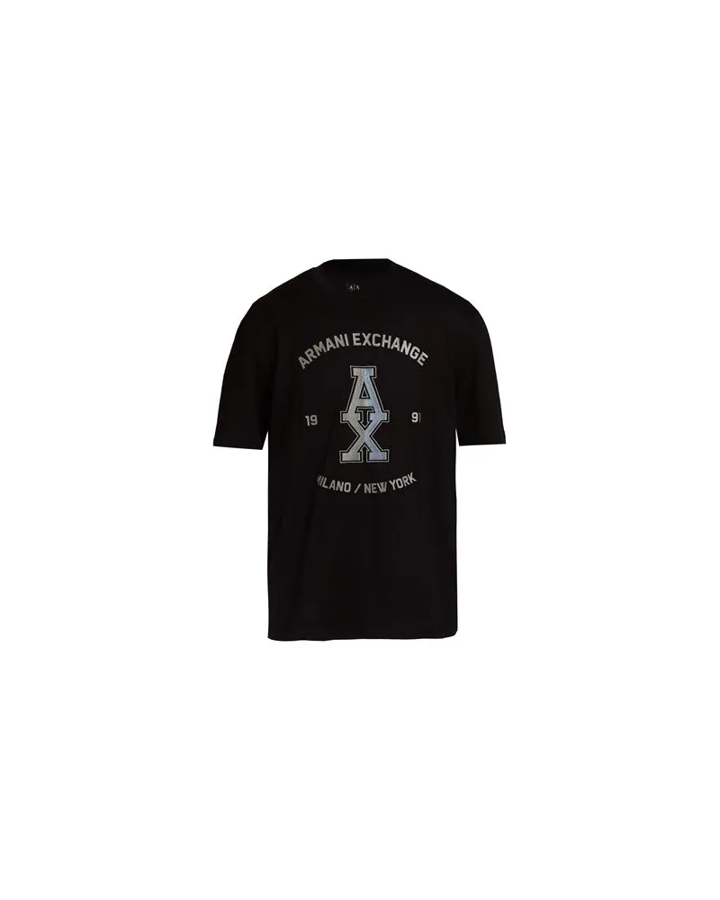 Armani Exchange TOPS - T-shirtsauf YOOX.COM Schwarz
