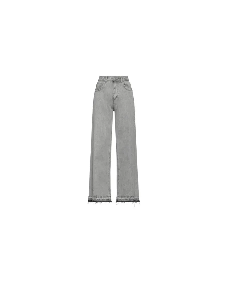 Soallure HOSEN & RÖCKE - Jeanshosenauf YOOX.COM Grau