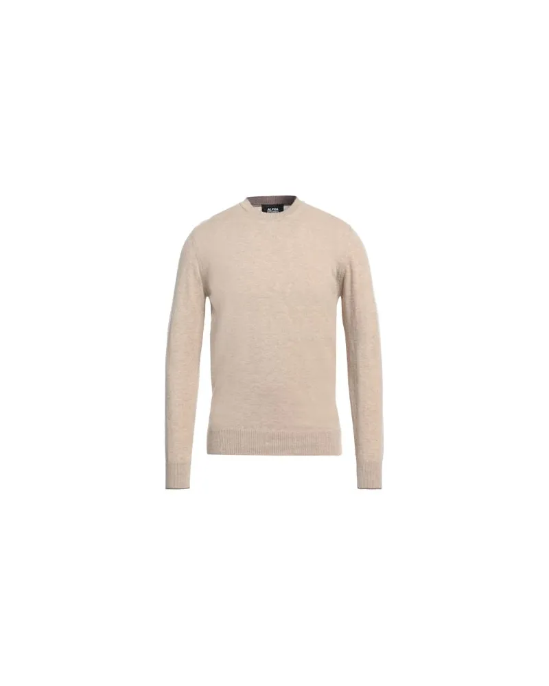 Alpha Studio STRICKWAREN - Pulloverauf YOOX.COM Beige