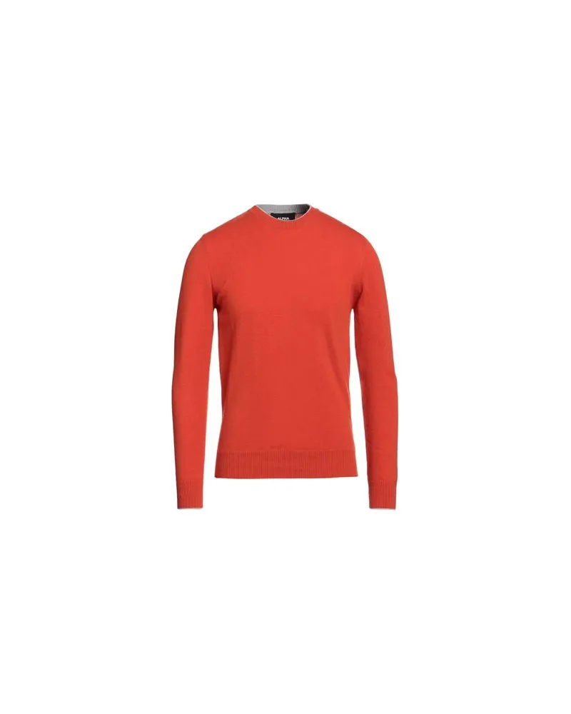 Alpha Studio STRICKWAREN - Pulloverauf YOOX.COM Orange
