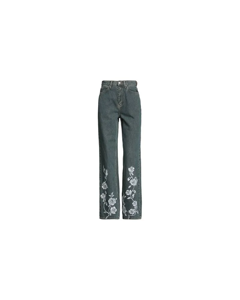 ROTATE Birger Christensen HOSEN & RÖCKE - Jeanshosenauf YOOX.COM Blau