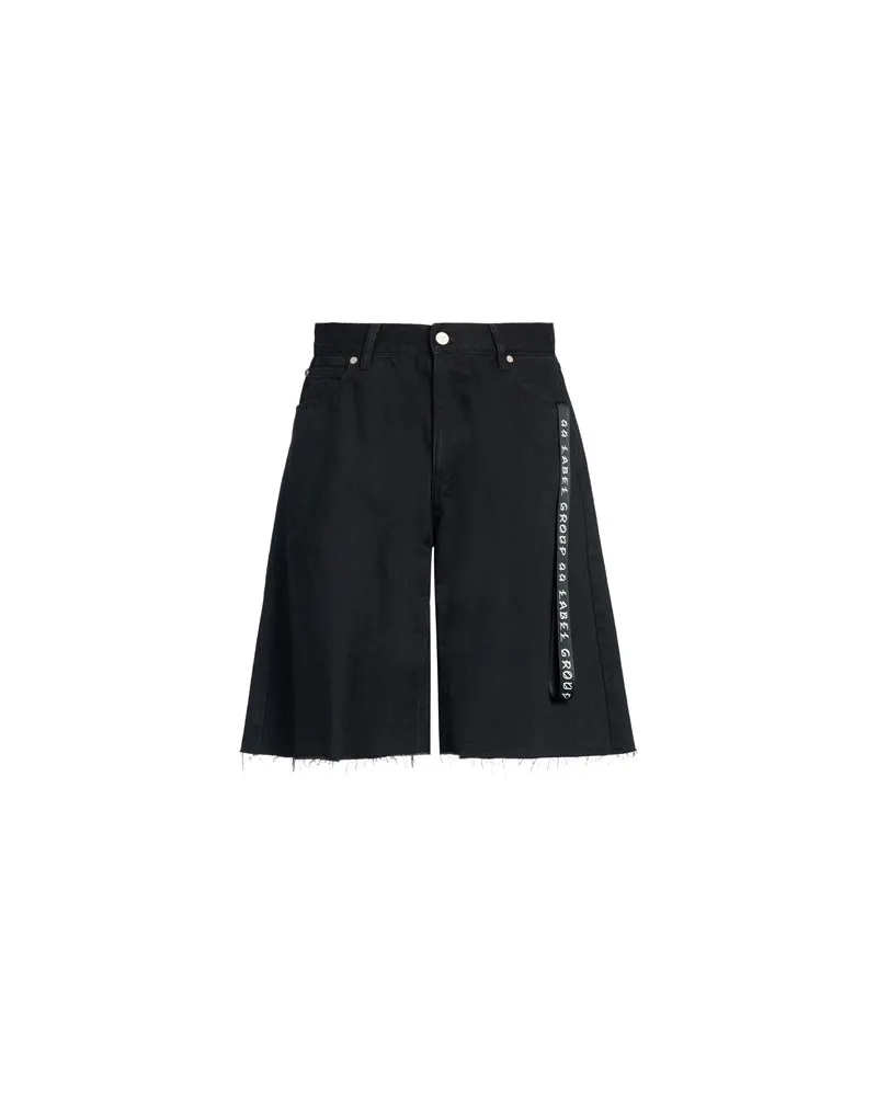 44 LABEL GROUP HOSEN & RÖCKE - Jeansshortsauf YOOX.COM Schwarz