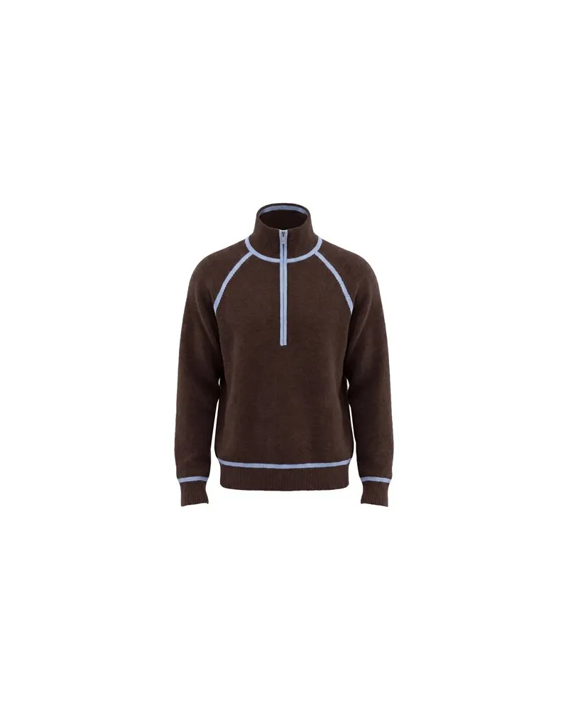 Drôle de Monsieur STRICKWAREN - Rollkragenpulloverauf YOOX.COM Schokobraun