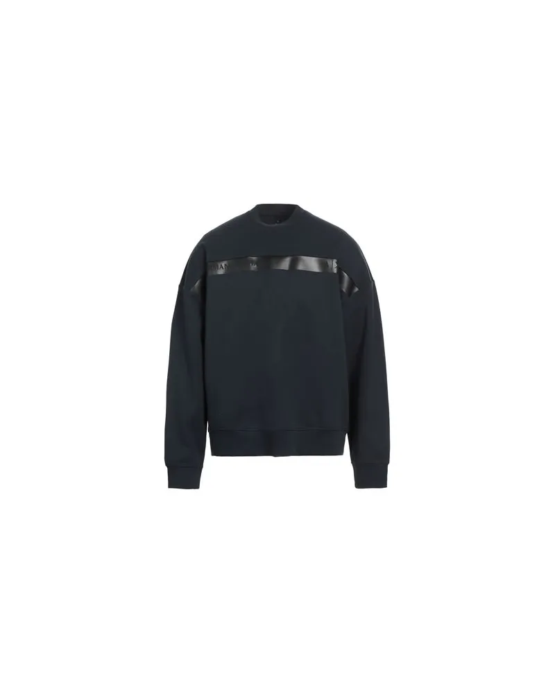 Armani Exchange TOPS - Sweatshirtsauf YOOX.COM Marineblau