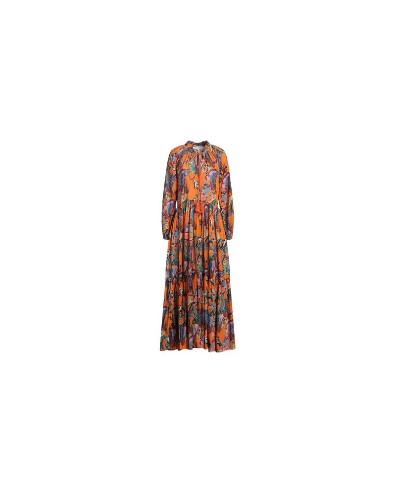 Connor & Blake KLEIDER - Maxi-Kleiderauf YOOX.COM Orange