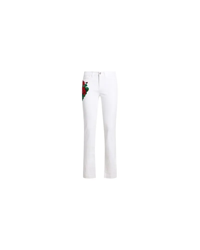 Dolce & Gabbana HOSEN & RÖCKE - Jeanshosenauf YOOX.COM Weiß
