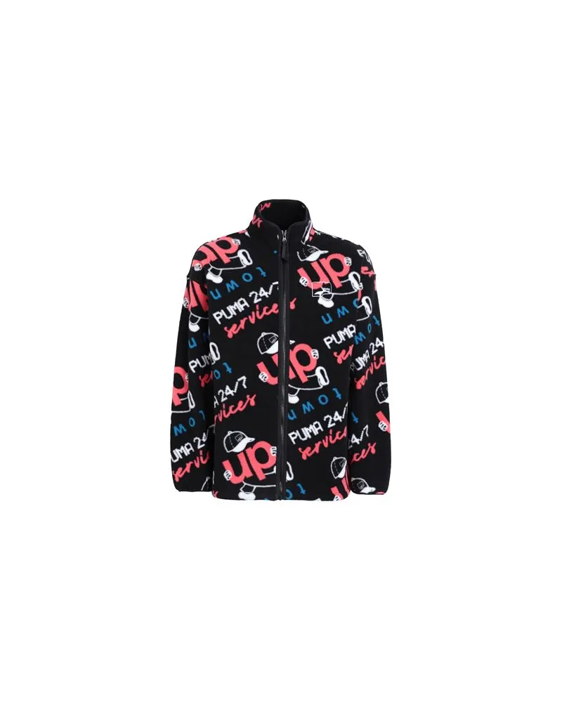 Puma UPTOWN Polarfleece Jacket  - UPTOWN Polarfleece Jacket - TOPS - Sweatshirtsauf YOOX.COM Schwarz