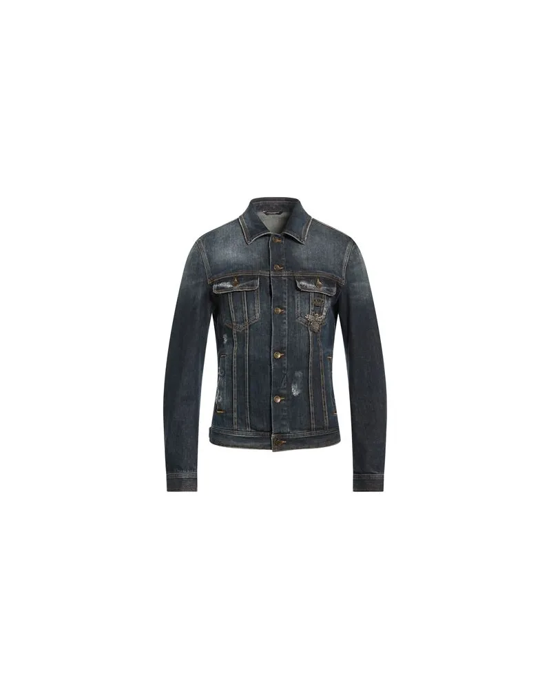 Dolce & Gabbana JACKEN & MÄNTEL - Jeansjacken/Mäntelauf YOOX.COM Blau