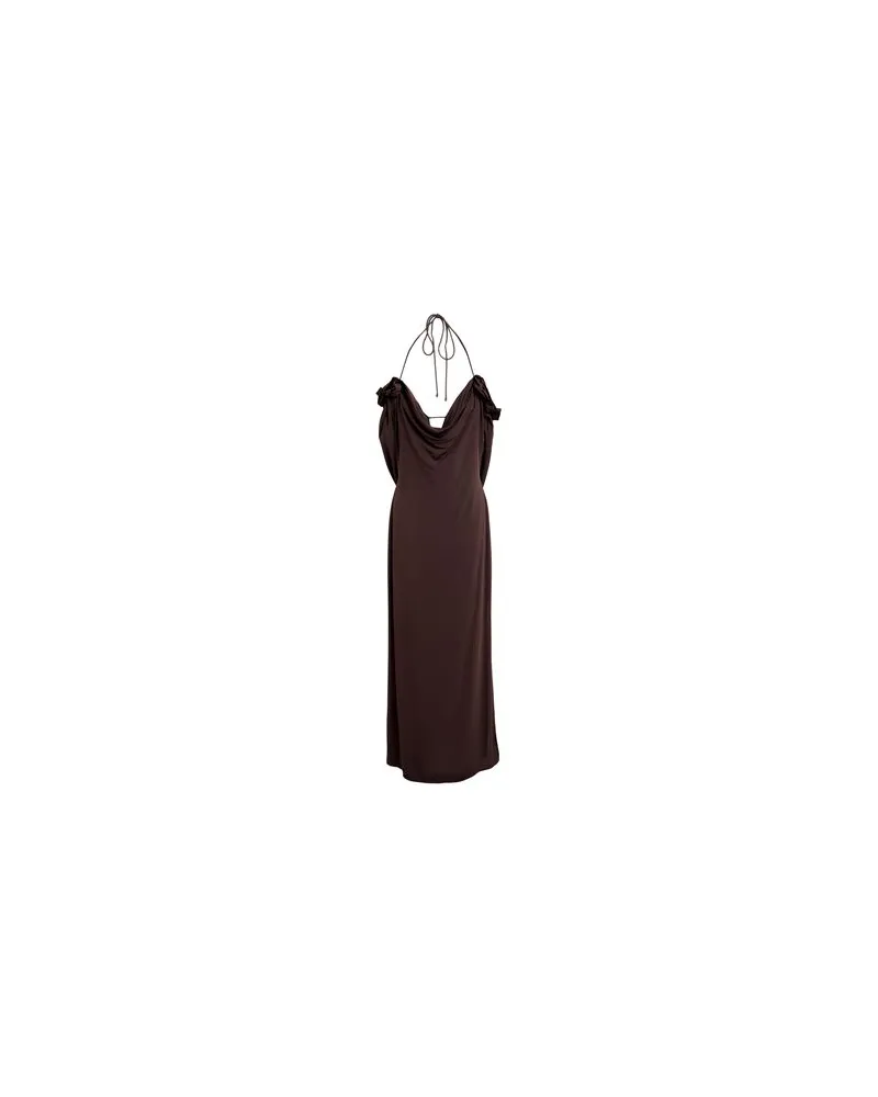 Magda Butrym KLEIDER - Midi-Kleiderauf YOOX.COM Dunkelbraun