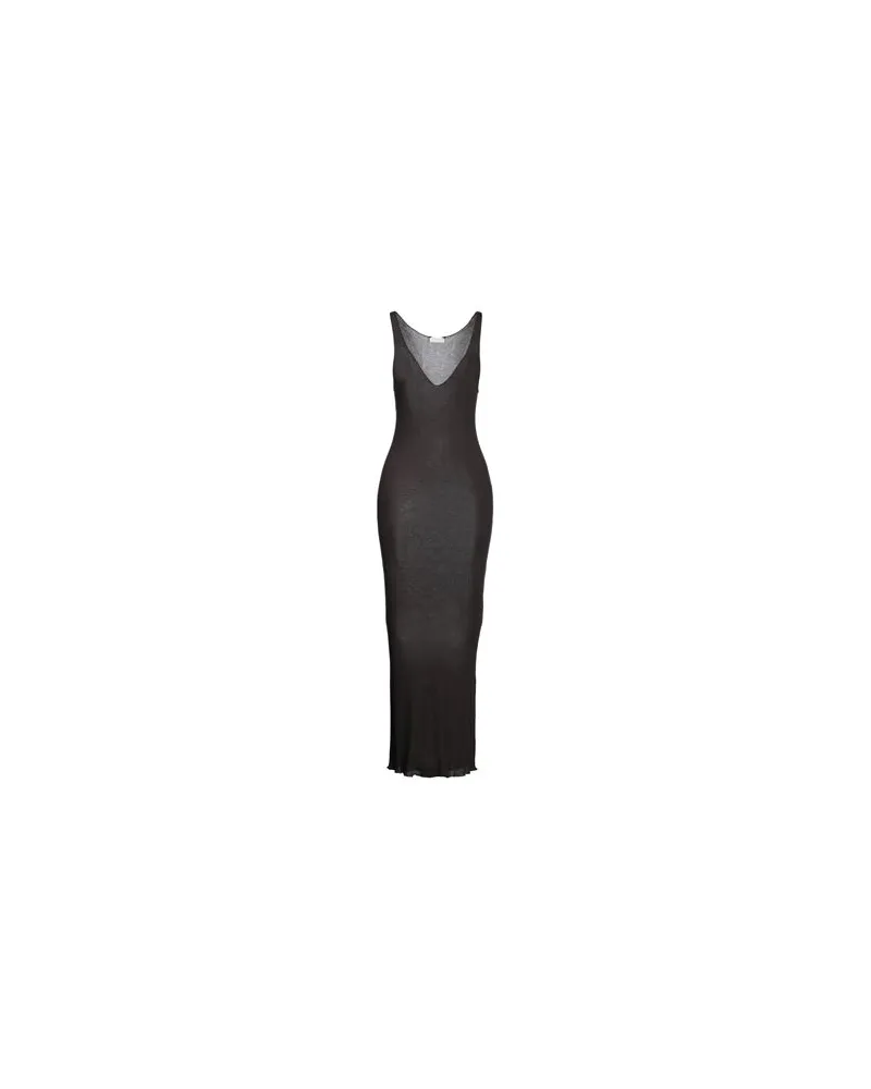 Aviù KLEIDER - Midi-Kleiderauf YOOX.COM Dunkelbraun