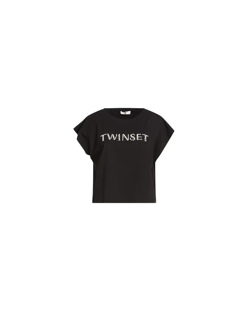 Twin-Set U&B - TOPS - T-shirtsauf YOOX.COM Schwarz