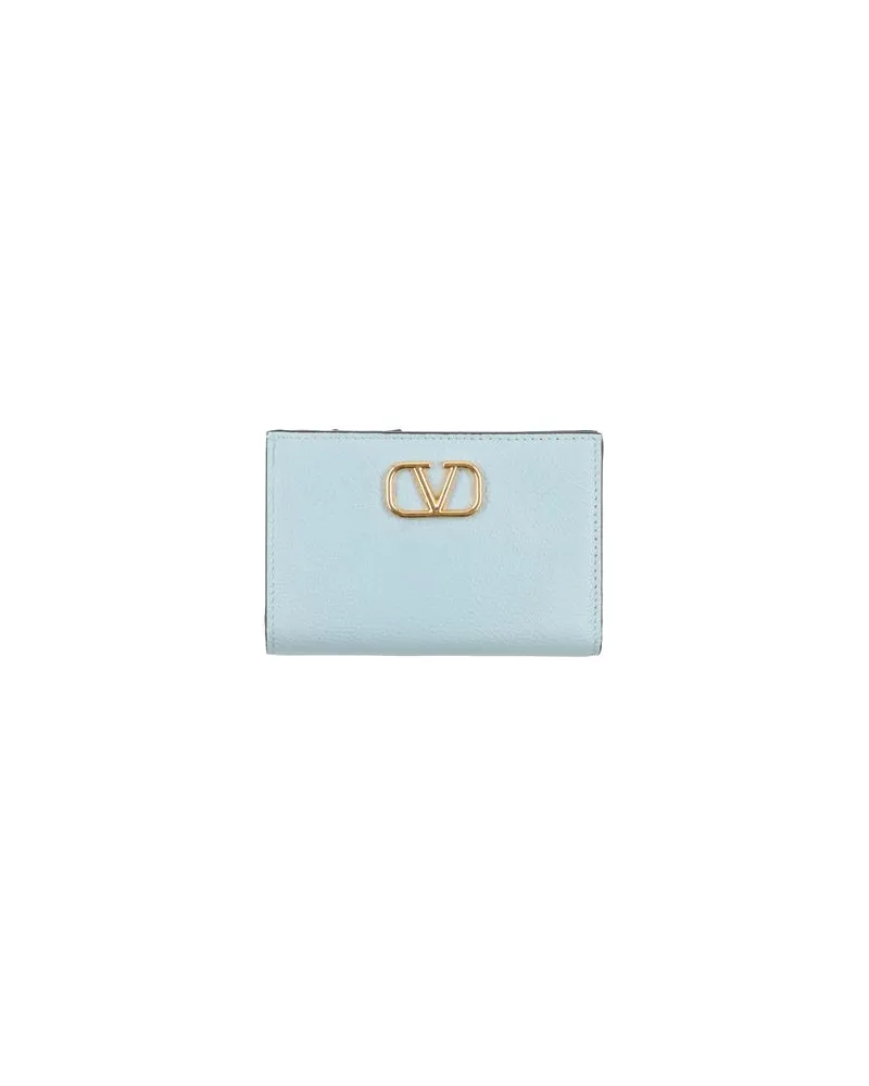 Valentino Garavani Kleinlederwaren - Brieftaschenauf YOOX.COM Himmelblau