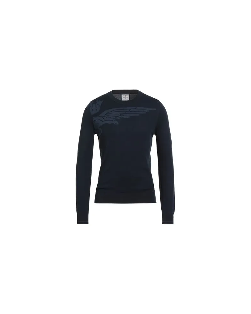 Aeronautica Militare STRICKWAREN - Pulloverauf YOOX.COM Nachtblau