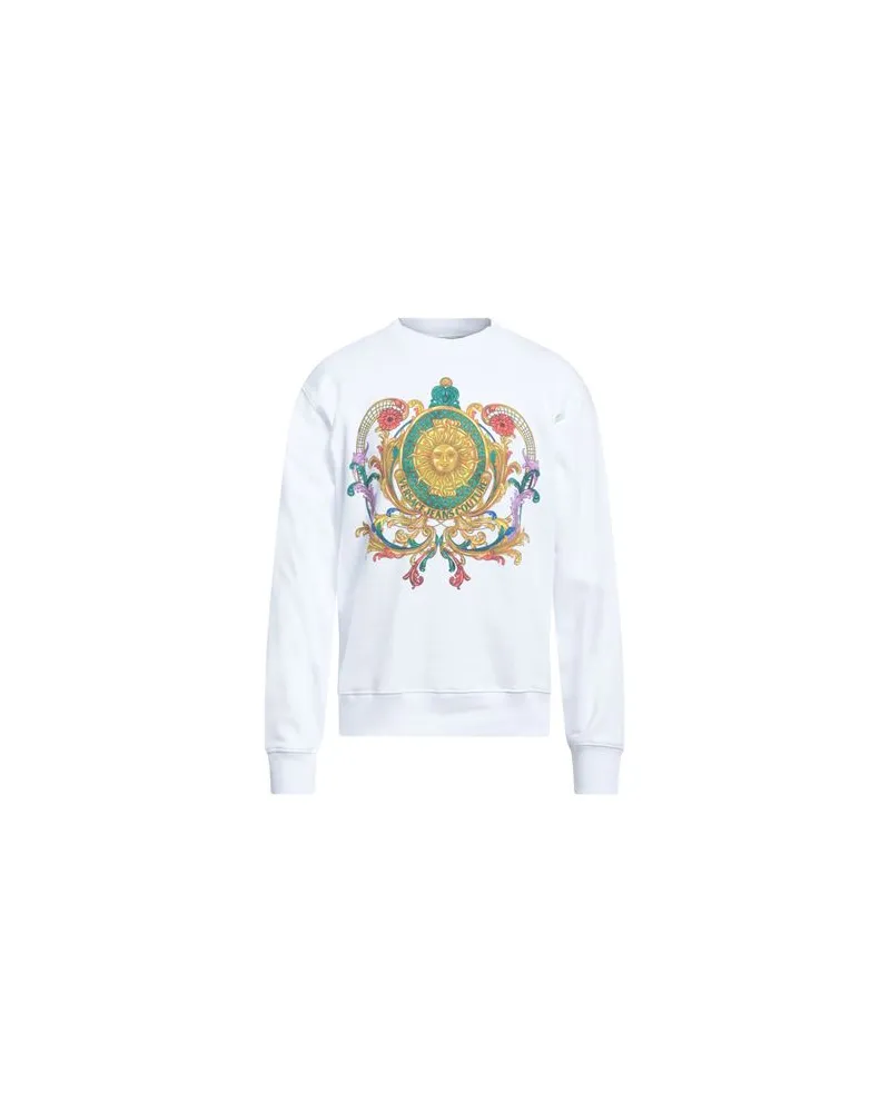 Versace Jeans TOPS - Sweatshirtsauf YOOX.COM Weiß