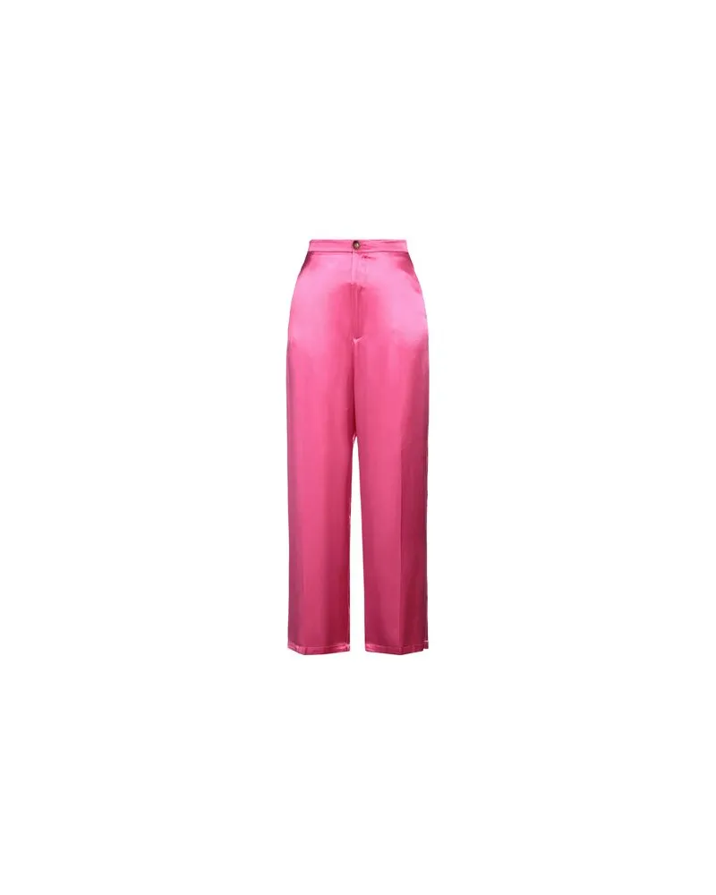 SOLOTRE HOSEN & RÖCKE - Hosenauf YOOX.COM Fuchsia