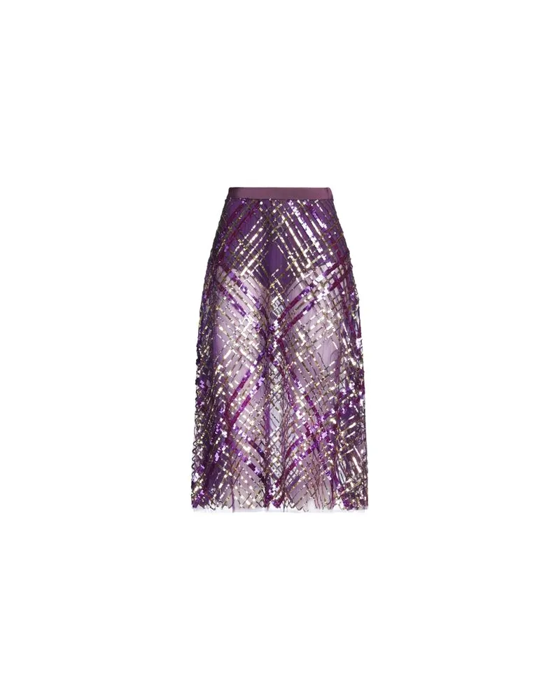 Elisabetta Franchi HOSEN & RÖCKE - Midi-Röckeauf YOOX.COM Violett