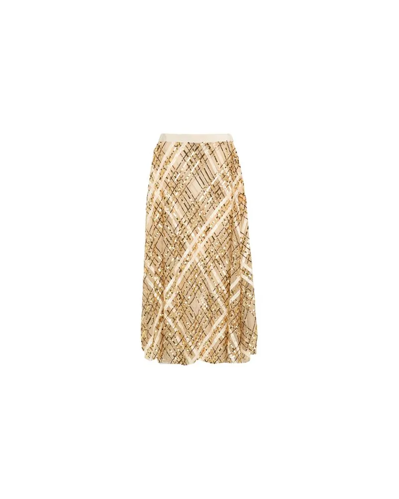 Elisabetta Franchi HOSEN & RÖCKE - Midi-Röckeauf YOOX.COM Beige