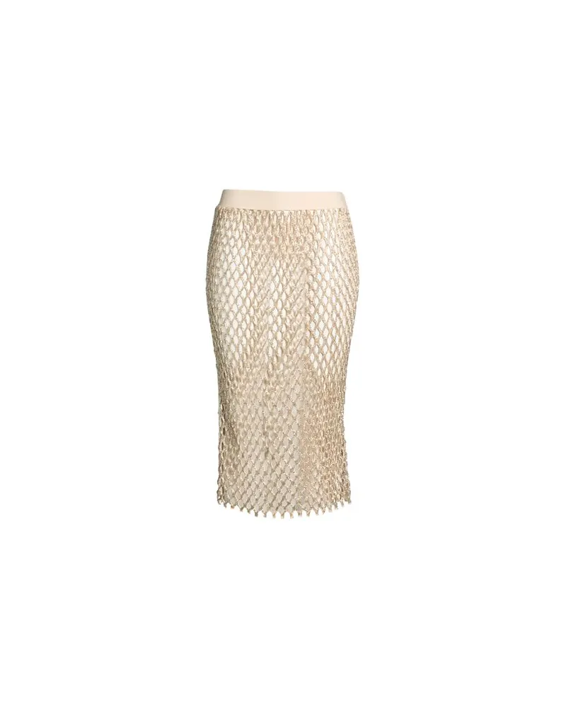 Elisabetta Franchi HOSEN & RÖCKE - Midi-Röckeauf YOOX.COM Beige