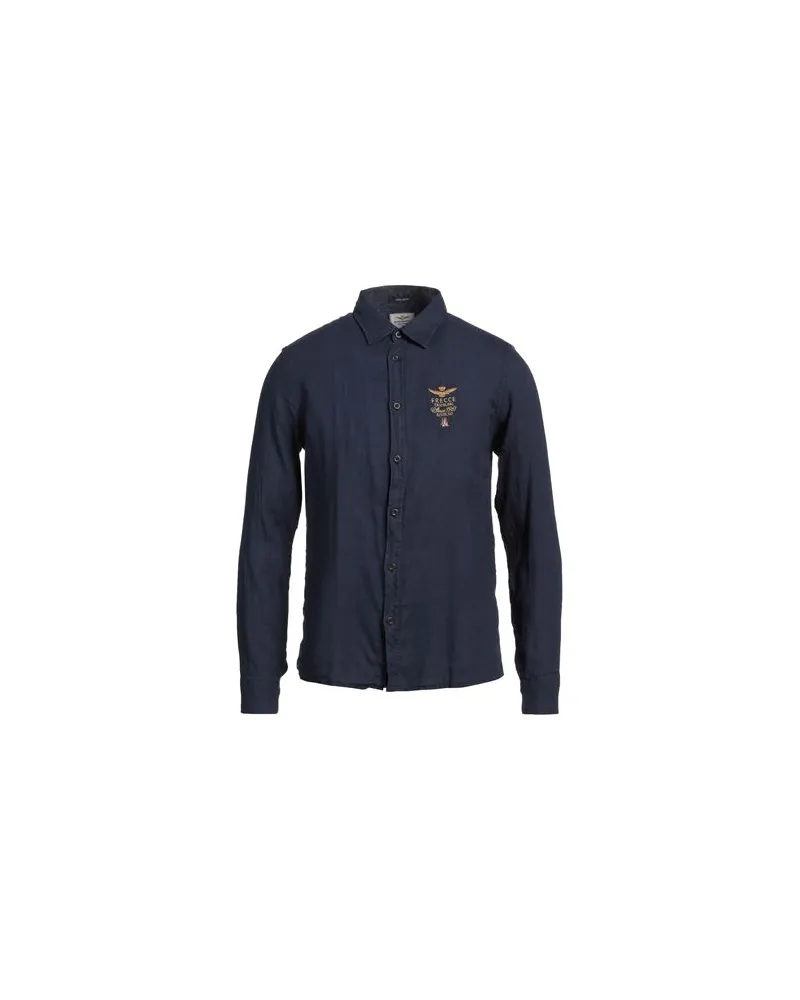 Aeronautica Militare FRECCE TRICOLORI - TOPS - Hemdenauf YOOX.COM Nachtblau