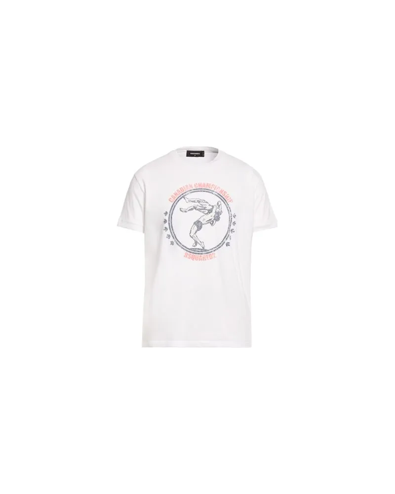 Dsquared2 TOPS - T-shirtsauf YOOX.COM Weiß