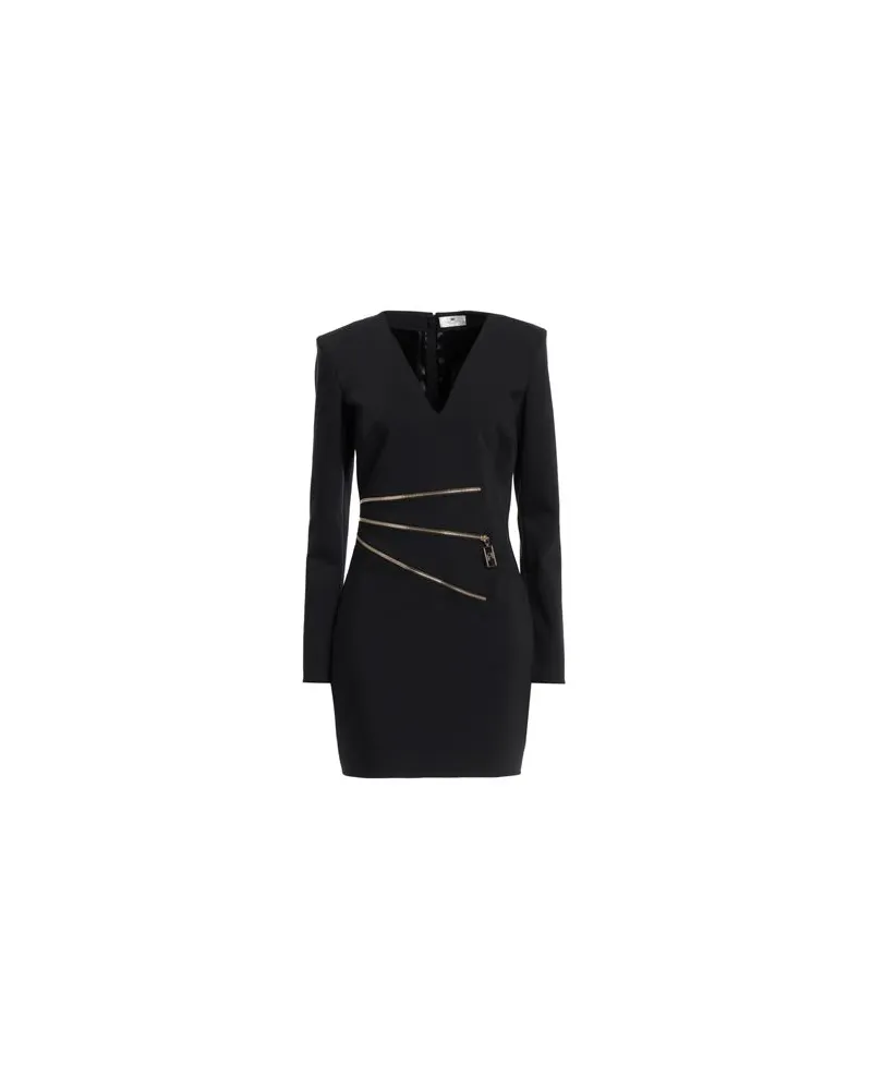 Elisabetta Franchi KLEIDER - Mini-Kleiderauf YOOX.COM Schwarz
