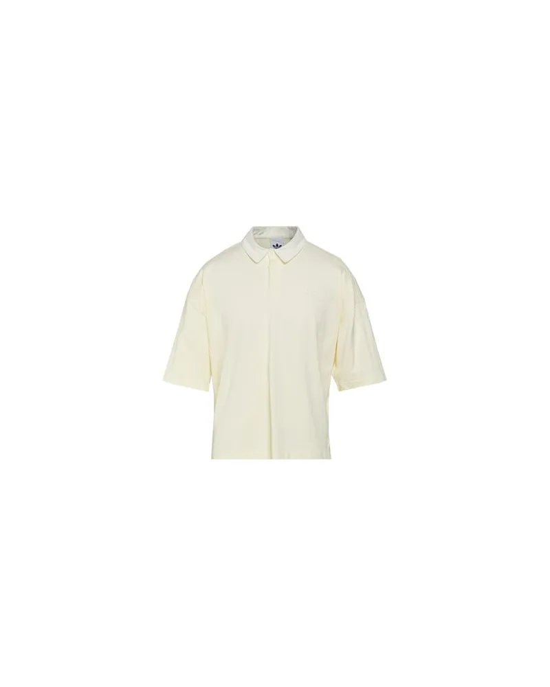 adidas TOPS - Poloshirtsauf YOOX.COM Cremeweiß
