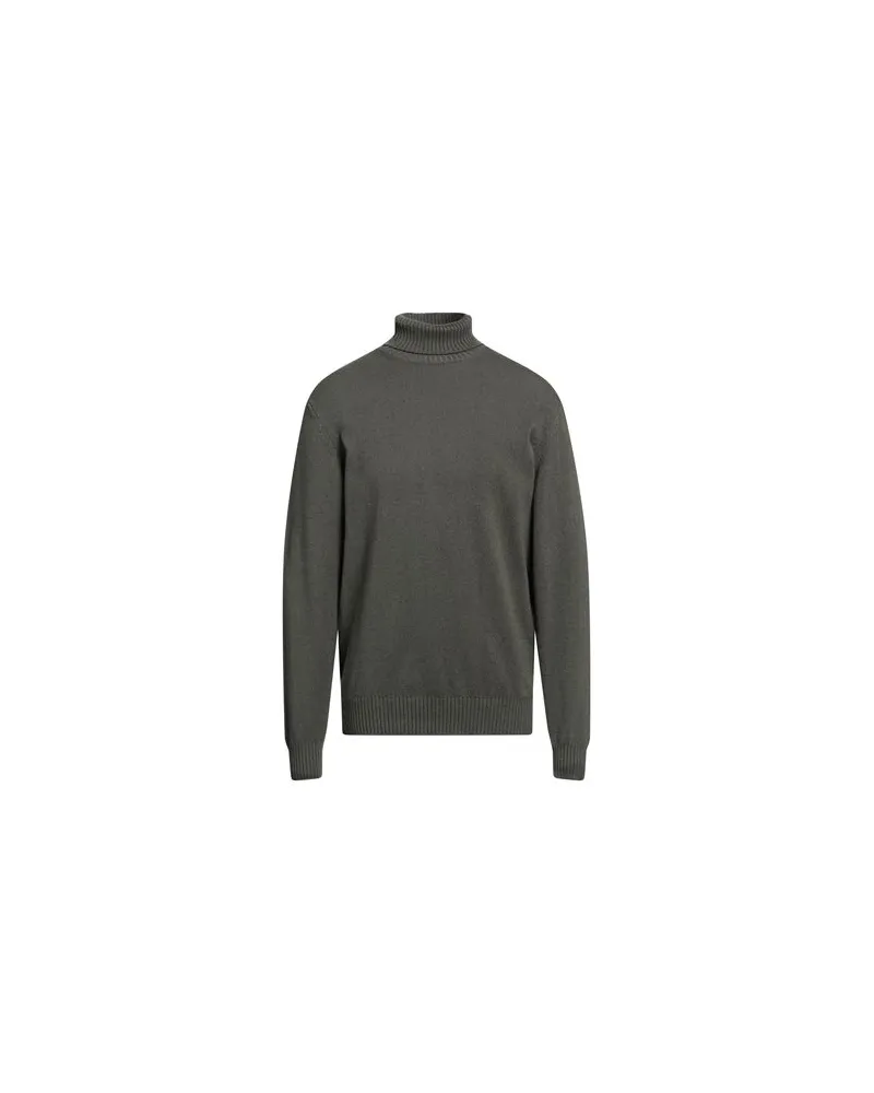 puro STRICKWAREN - Rollkragenpulloverauf YOOX.COM Militärgrün