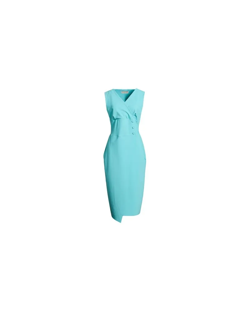Chiara Boni KLEIDER - Midi-Kleiderauf YOOX.COM Azurblau