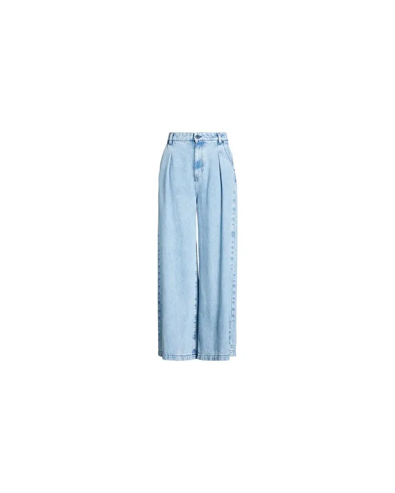 SOLOTRE HOSEN & RÖCKE - Jeanshosenauf YOOX.COM Blau