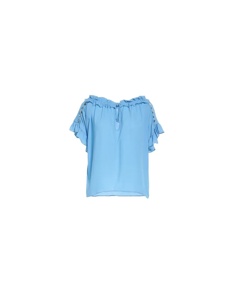 RELISH TOPS - Topsauf YOOX.COM Hellblau