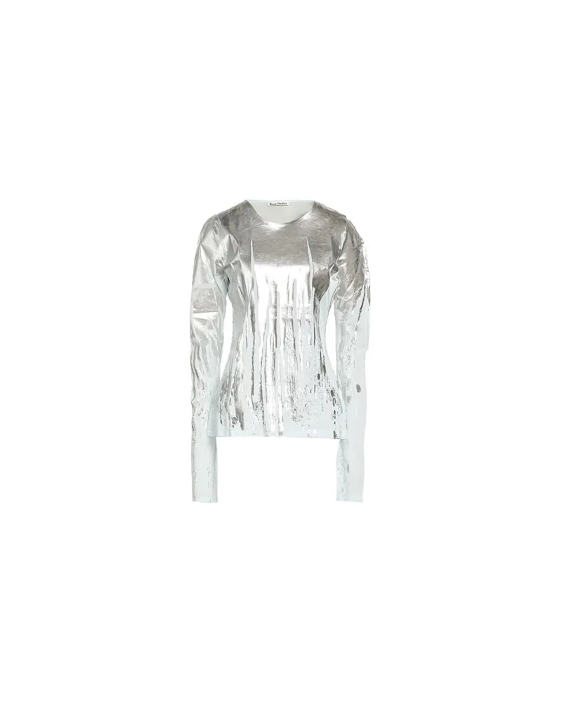 Acne Studios TOPS - T-shirtsauf YOOX.COM Silber