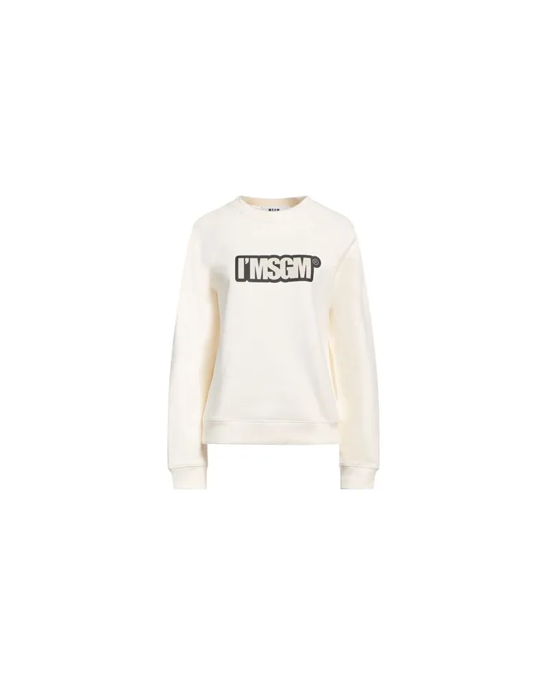 MSGM TOPS - Sweatshirtsauf YOOX.COM Elfenbein