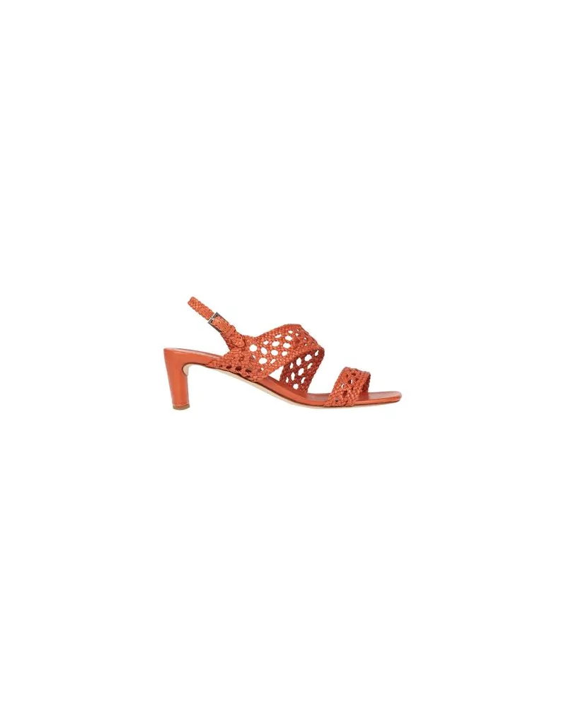 Roberto del Carlo SCHUHE - Sandalenauf YOOX.COM Orange