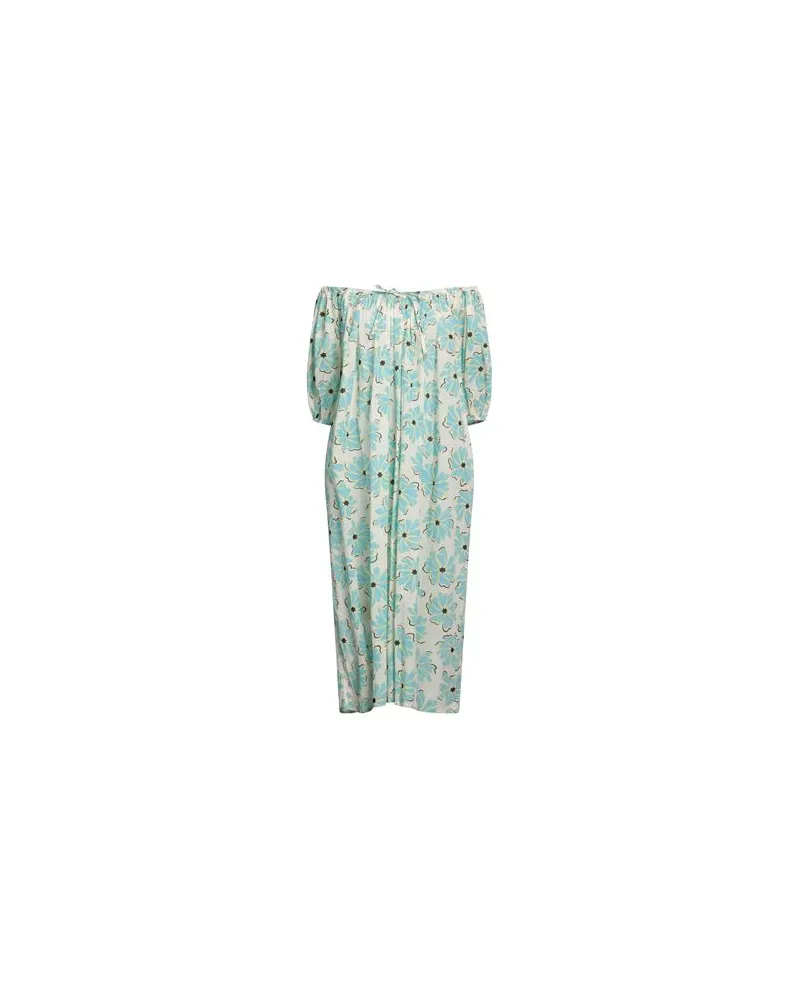 GIMAGUAS KLEIDER - Midi-Kleiderauf YOOX.COM Pastellgelb