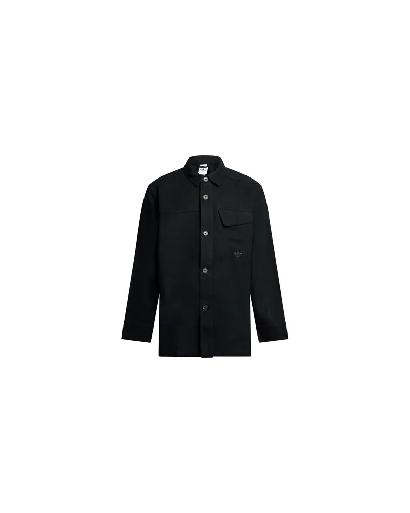 adidas P ESS SHI - TOPS - Hemdenauf YOOX.COM Schwarz