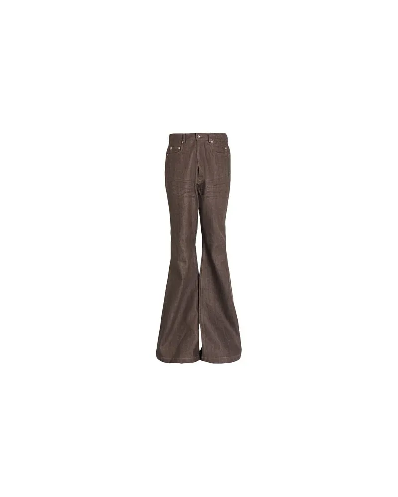 DRKSHDW by Rick Owens HOSEN & RÖCKE - Jeanshosenauf YOOX.COM Braun